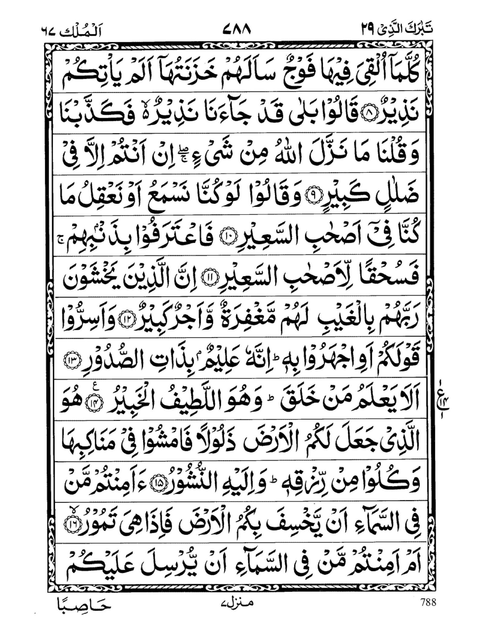 Surah Al Mulk